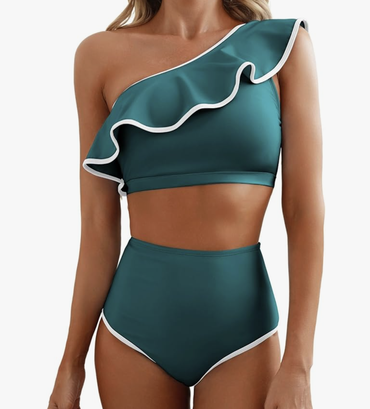 One Shoulder Bikini Set