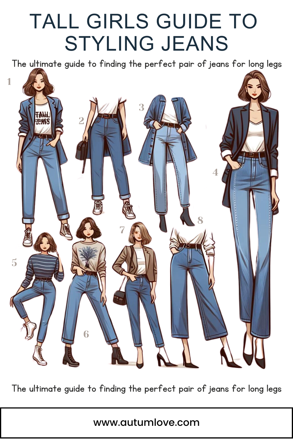 Tall Girl's Guide to Jeans: Find Your Perfect Fit and Style