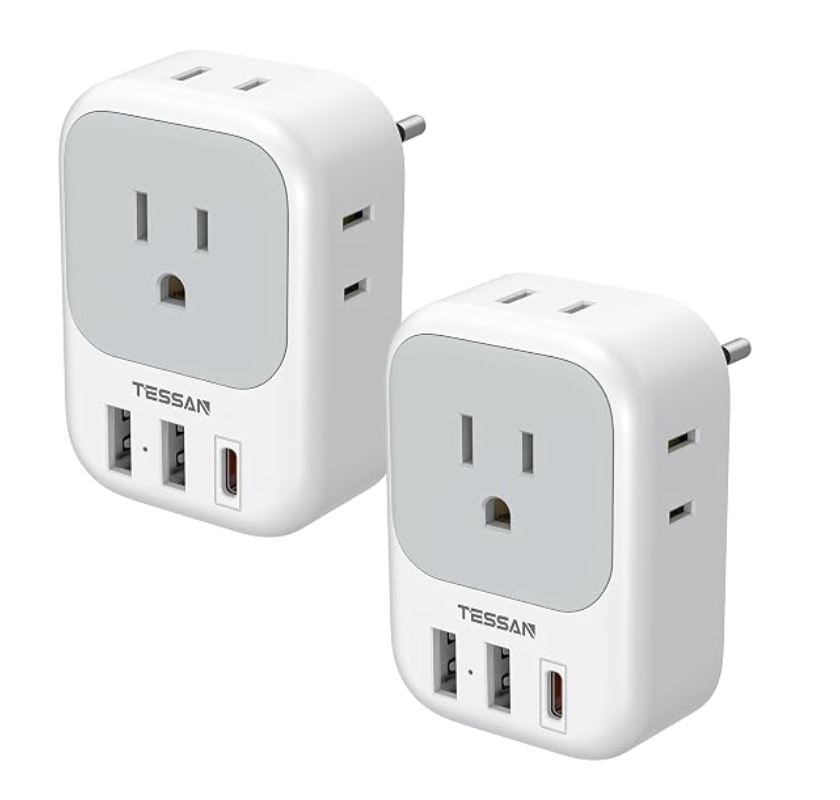 Universal travel wall adapter with multiple plug settings