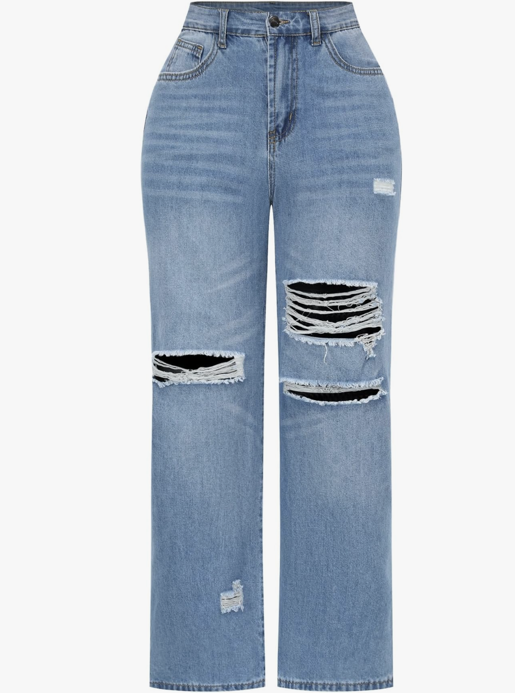 High Waisted Wide Leg Jeans