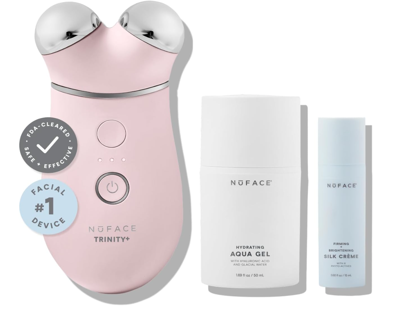 NuFACE Trinity+ Microcurrent Facial Device Kit - FDA Cleared
