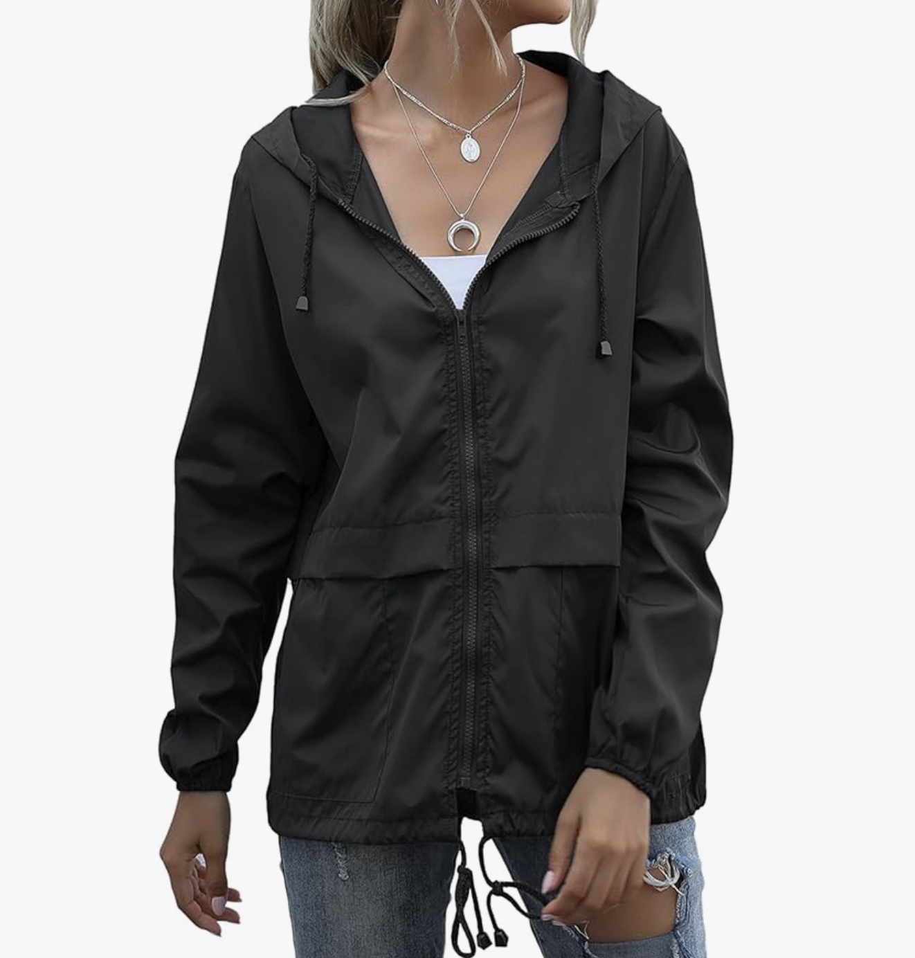 Windbreaker with Pockets