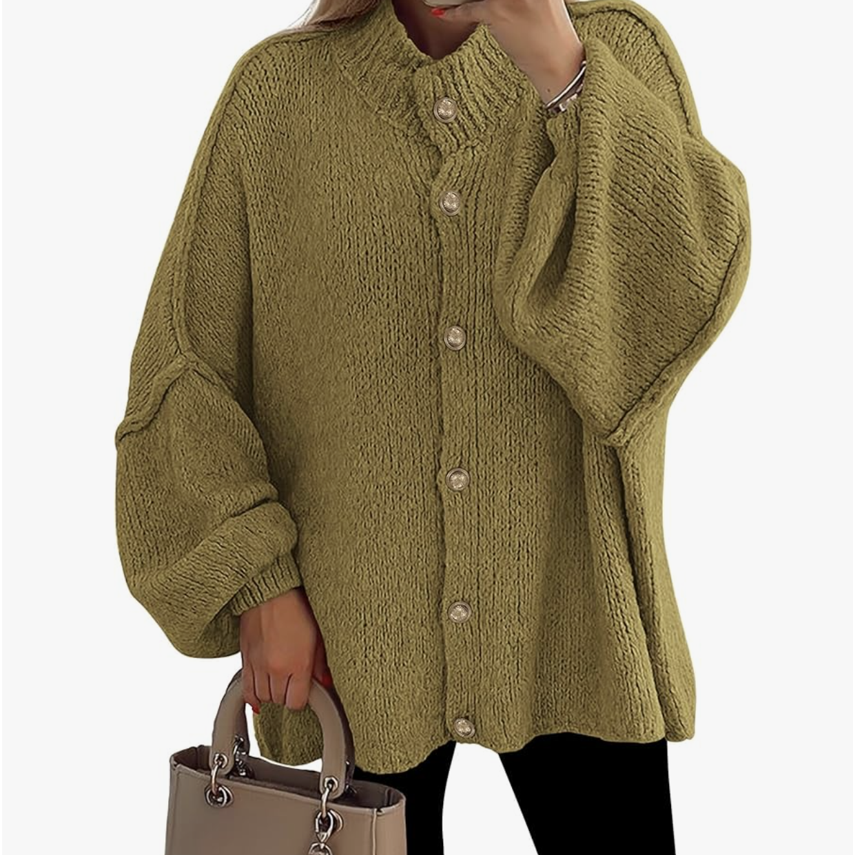 Button Down Cardigan Sweater