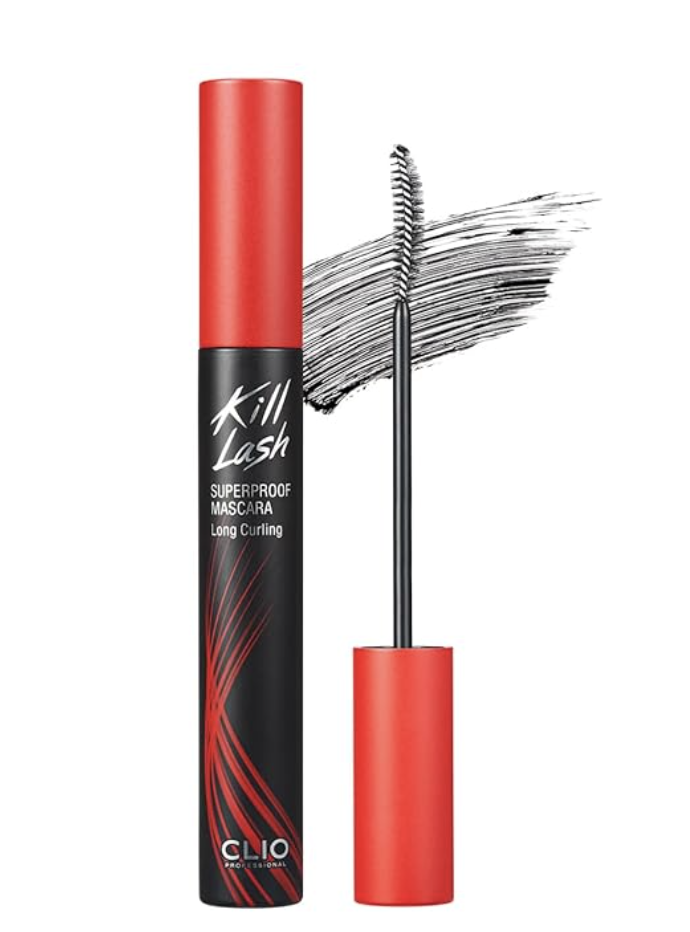 CLIO Kill Lash Superproof Mascara in Long Curling for lifted lashes