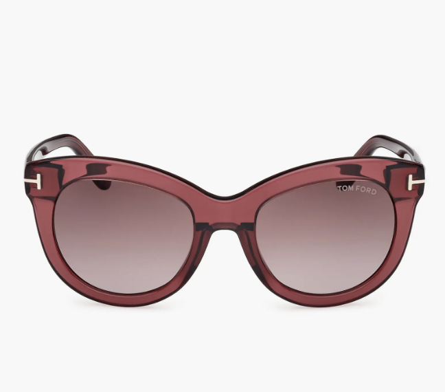 TOM FORD Odette tortoise butterfly sunglasses for polished fall outfits