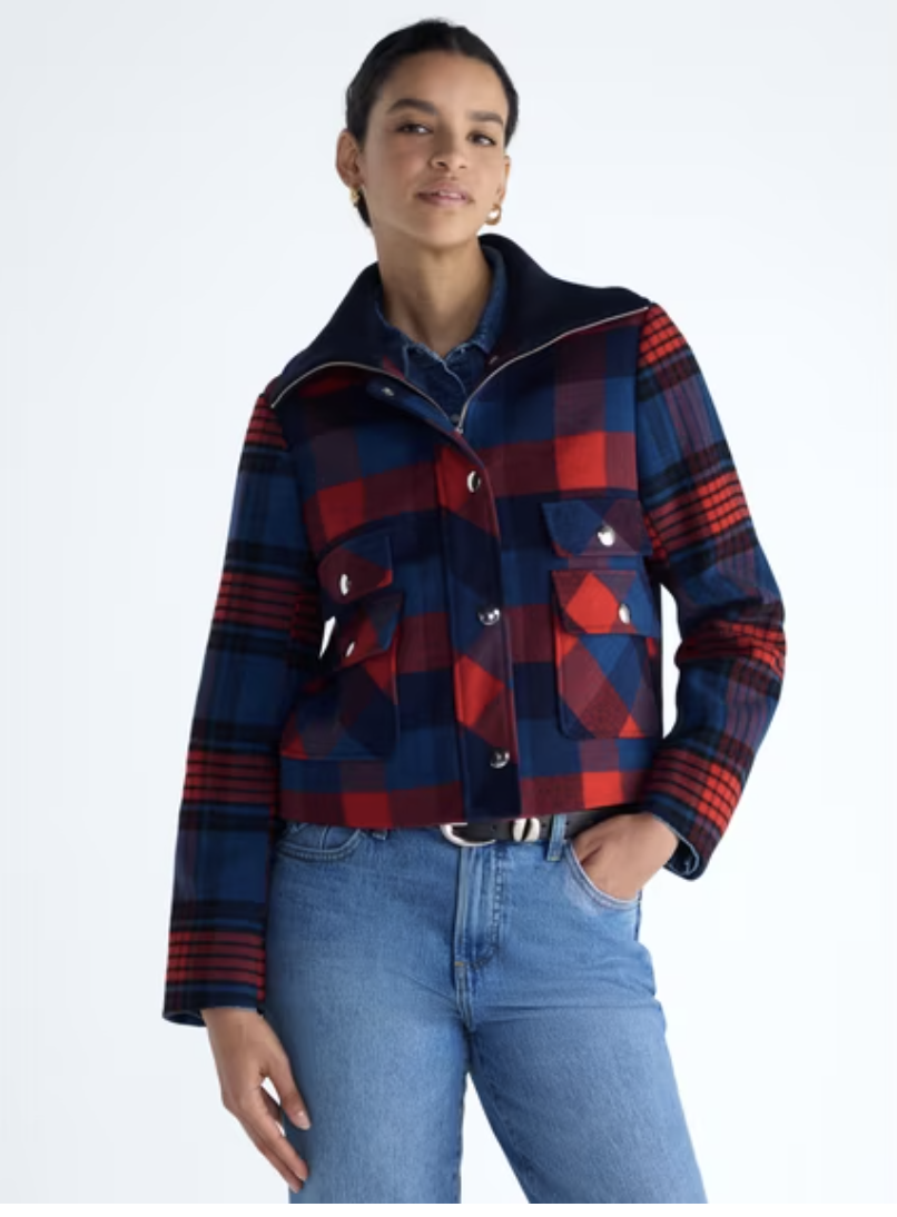 Free Assembly cropped wool blend chore jacket from Walmart's October 2026 new arrivals