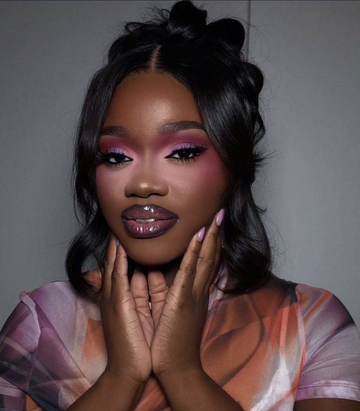 Fall 2026 blackberry lipstick with a soft satin finish
