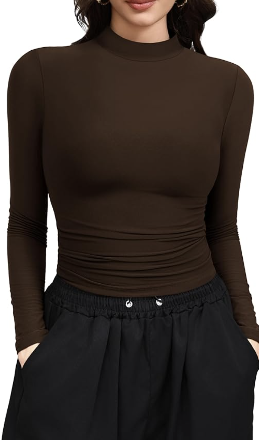 Long Sleeve Slim Fit Double Lined T-Shirt