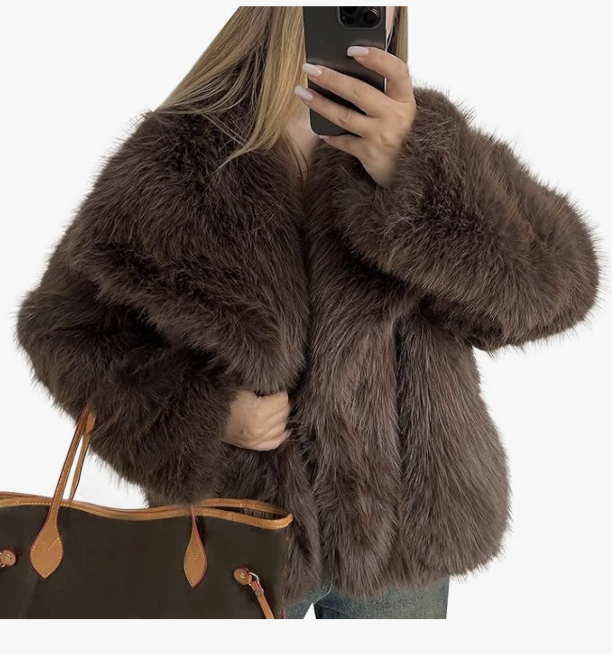 Fluffy Faux Fur Jacket