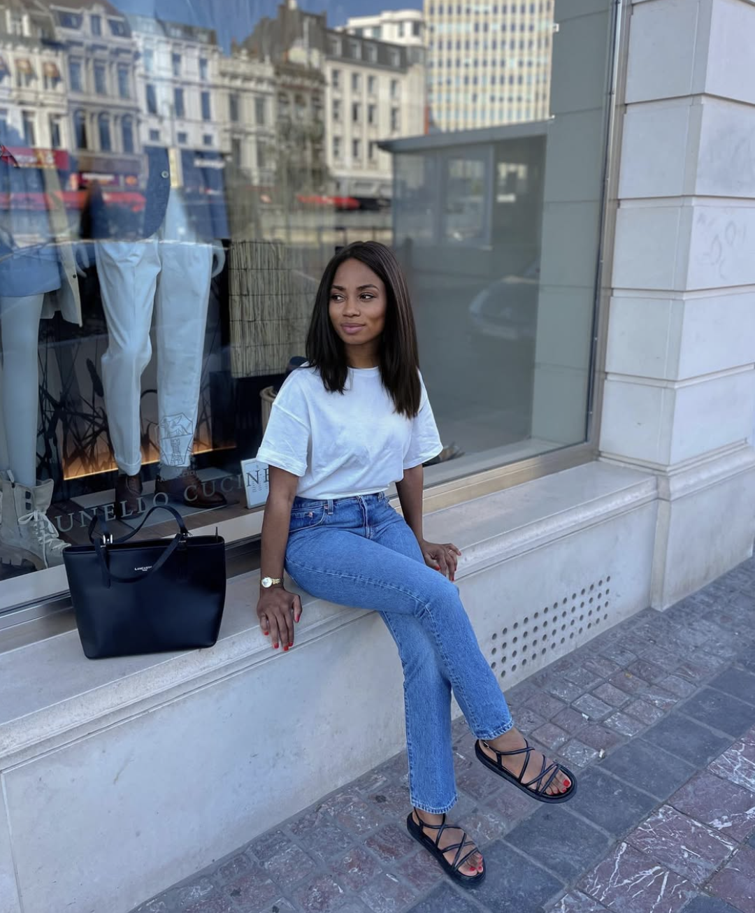 Athletic: relaxed straight jeans styled for fall, featured in an Autum Love guide