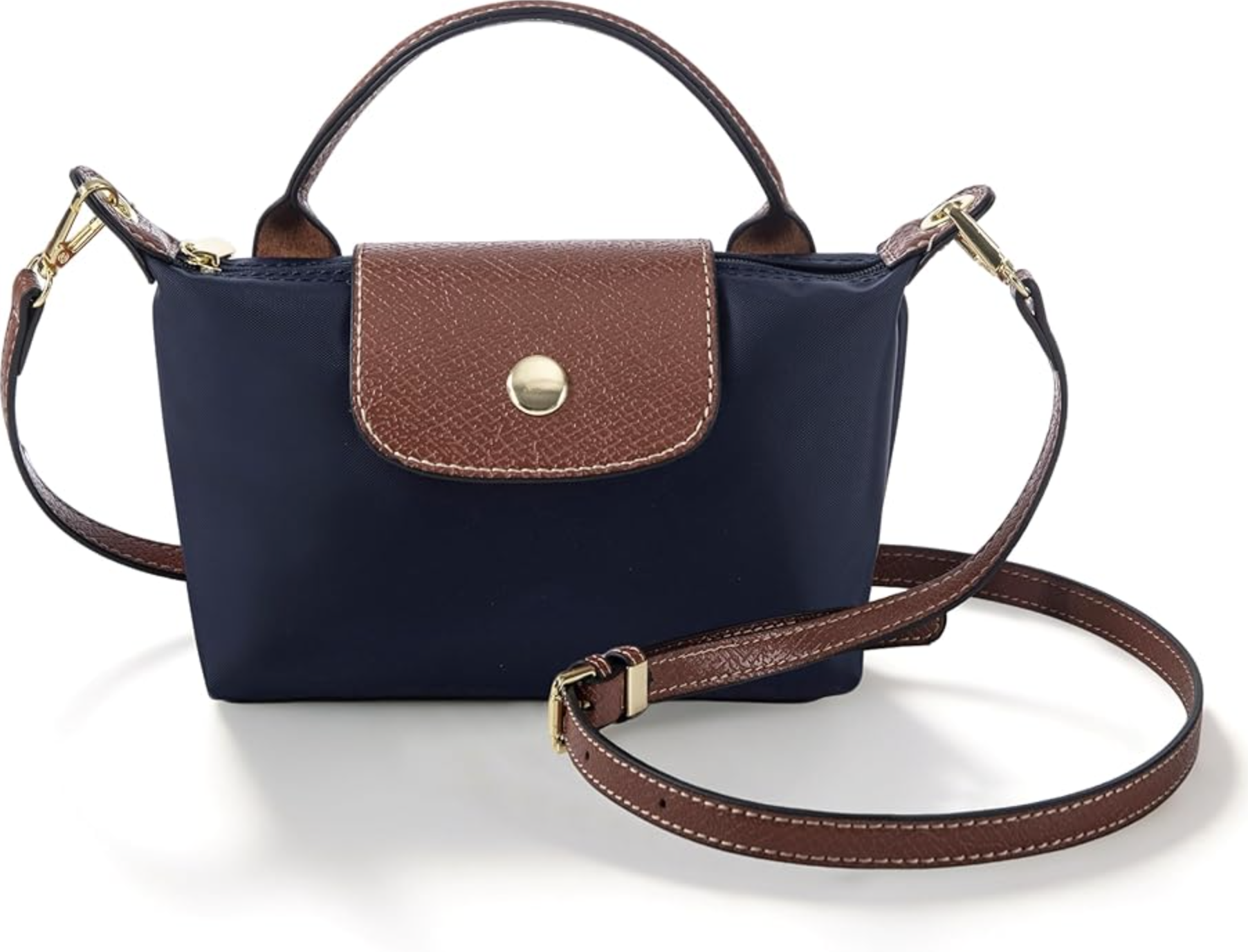 Navy blue mini top handle crossbody women's summer handbag under $100 from Amazon
