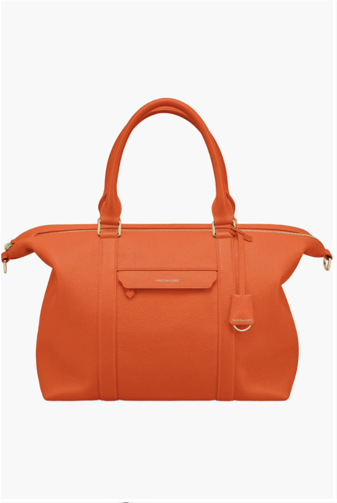 Compact foldable tote stored inside a carry-on