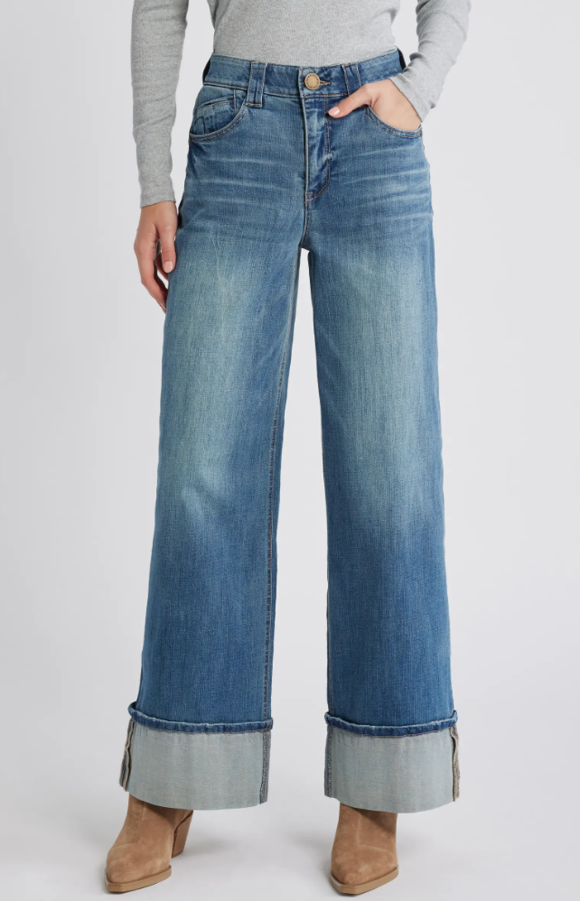Ab'Solution Skyrise Wide Leg Jeans Wit & Wisdom