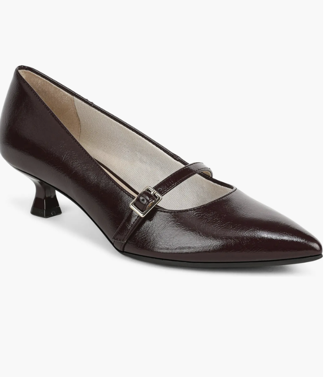 LifeStride Madelyn brown Mary Jane kitten-heel pumps for fall