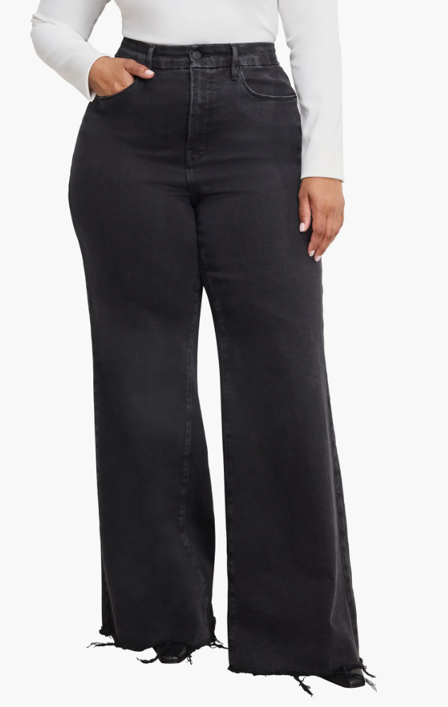 Soft-Tech Good Waist Palazzo Wide Leg Jeans Good American