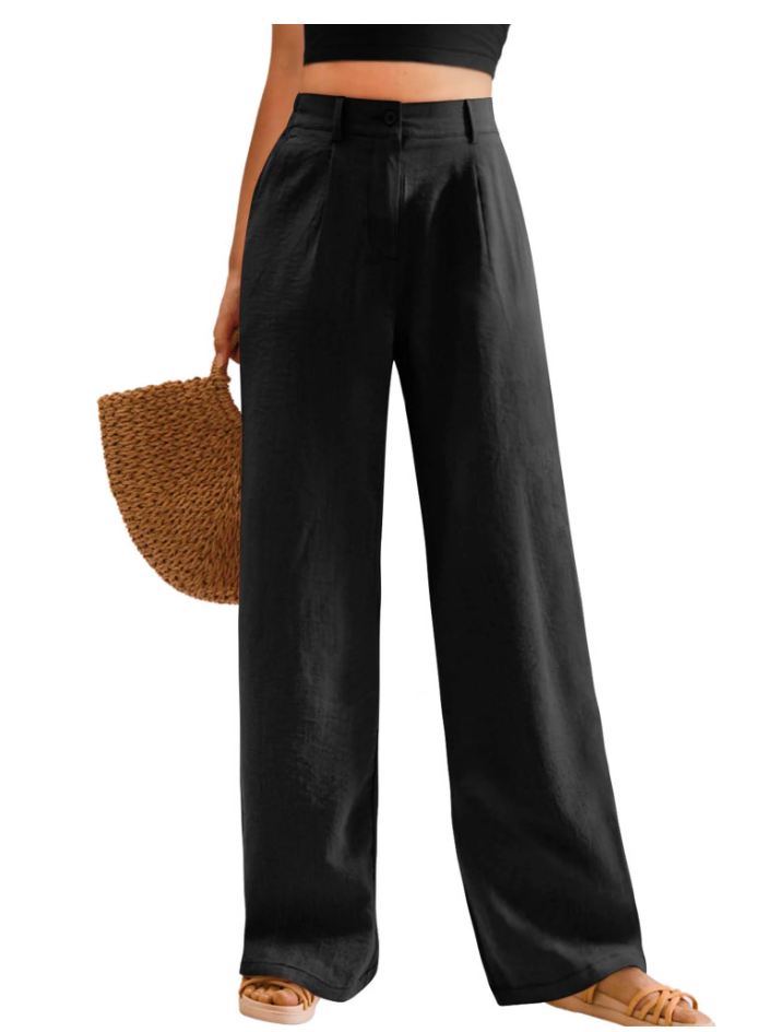 Tailored Wide Leg Pants