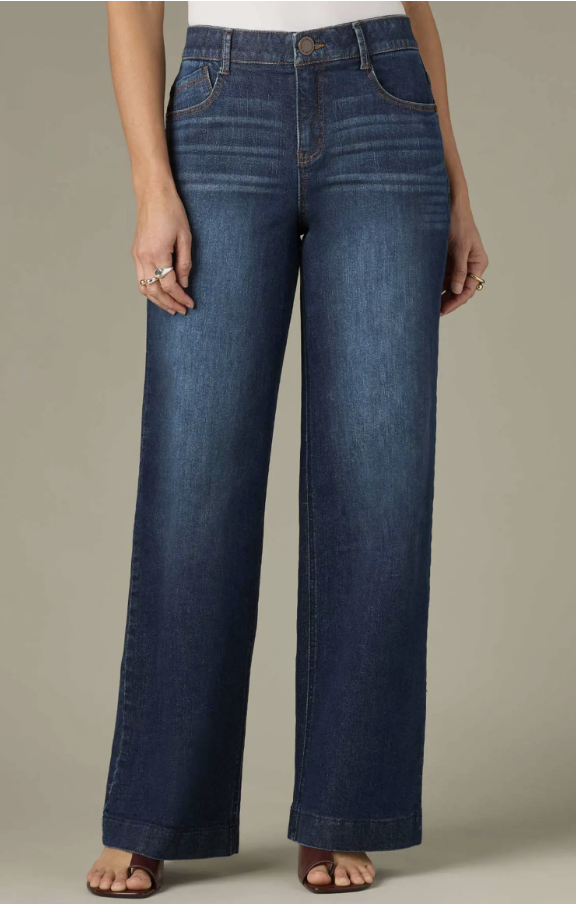 Wit and Wisdom Sam high-waist wide-leg jeans