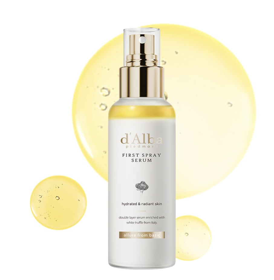 d’Alba White Truffle First Spray Serum hydrating K-beauty face mist