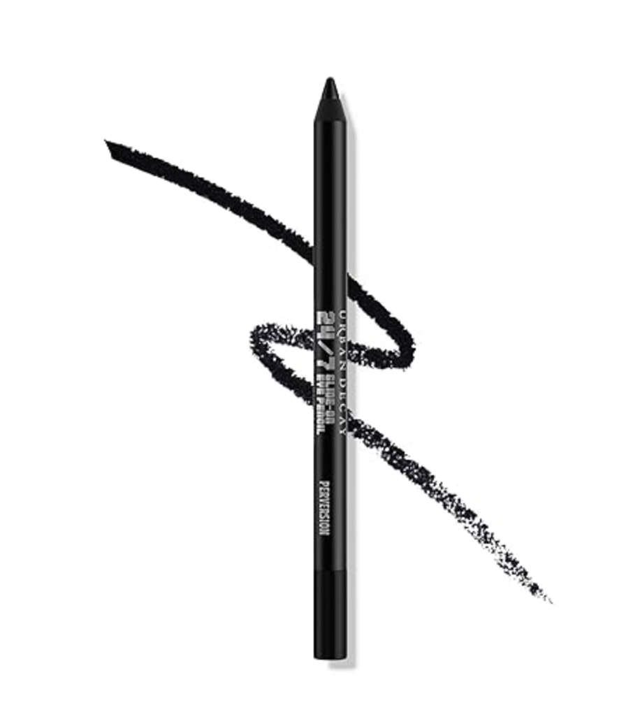 Urban Decay 24/7 Glide-On Waterproof Eye Pencil in a creamy matte black finish.