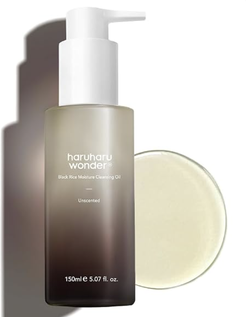 Haruharu Wonder Black Rice Moisture Cleansing Oil bottle