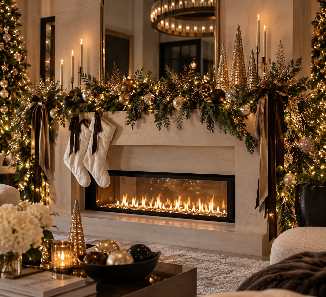 I Found 12 Christmas Mantel Decorating Ideas That Look So Much More Expensive Than They Are