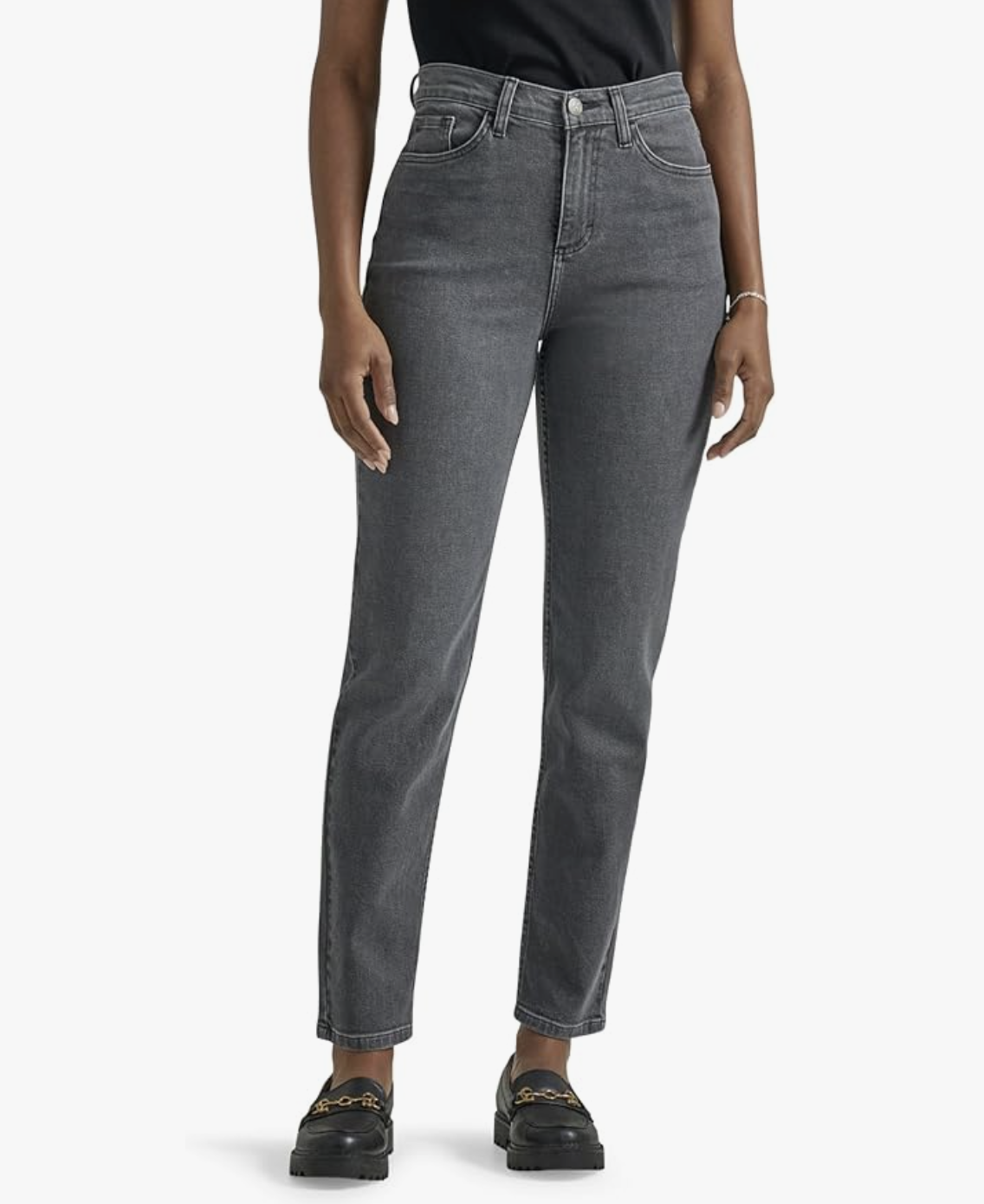 Lee Womens Legendary High Rise Mom Jean