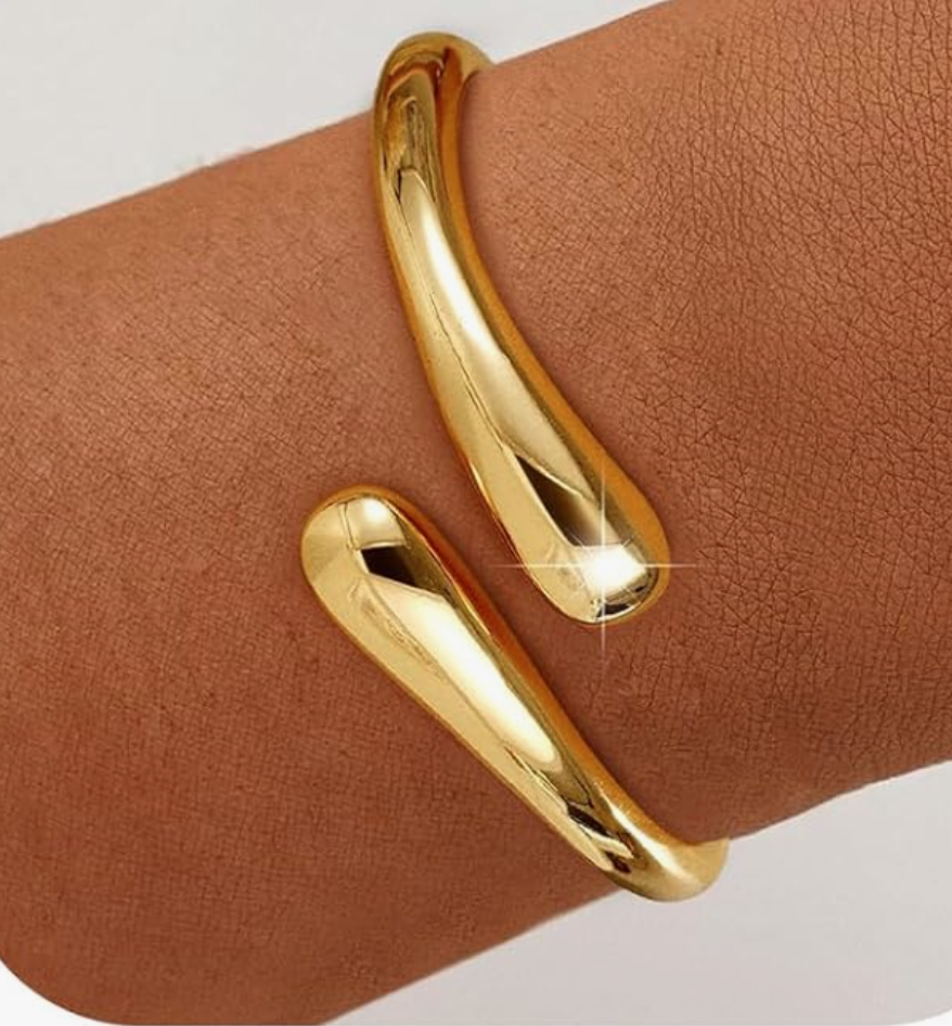 14K Gold Plated Bangle Bracelet