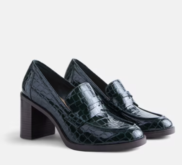 Croc-embossed Mary Jane flats from Free Assembly.