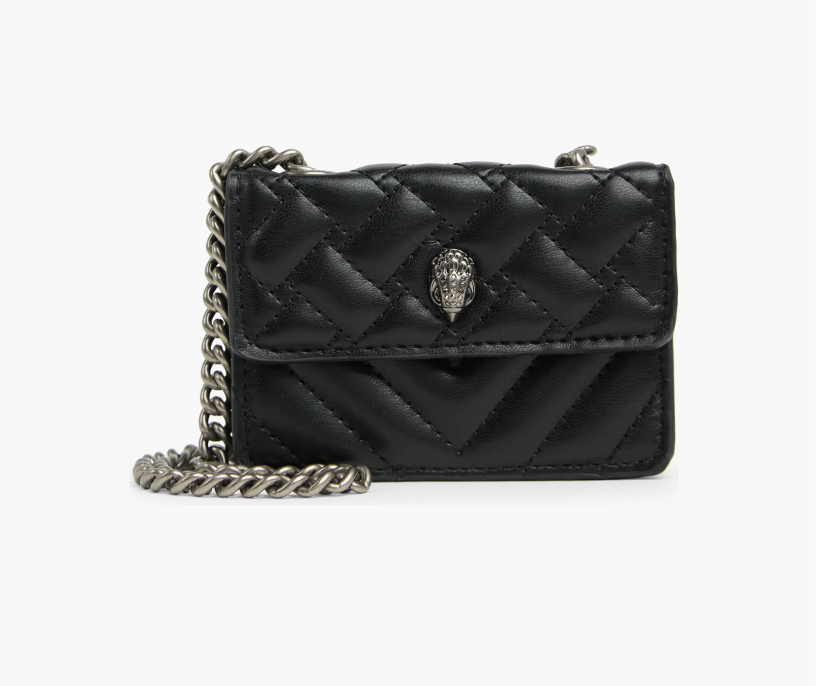 Kurt Geiger London Micro Kensington Crossbody, Charcoal