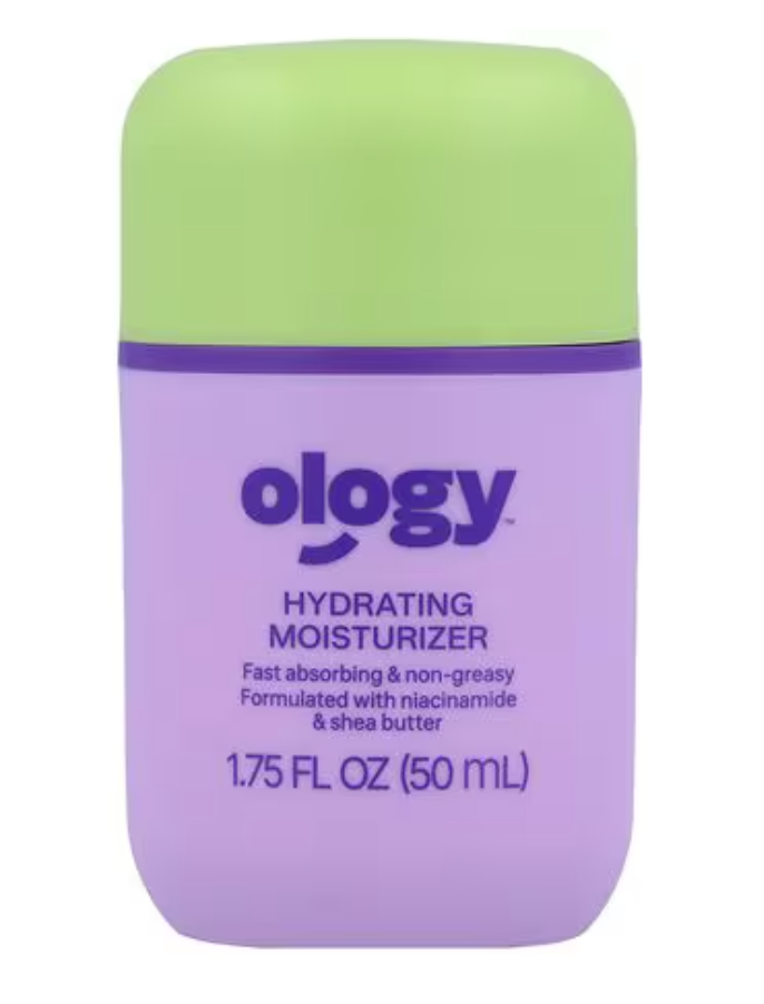 Ology Hydrating Moisturizer, a budget-friendly Walgreens face cream for dry skin