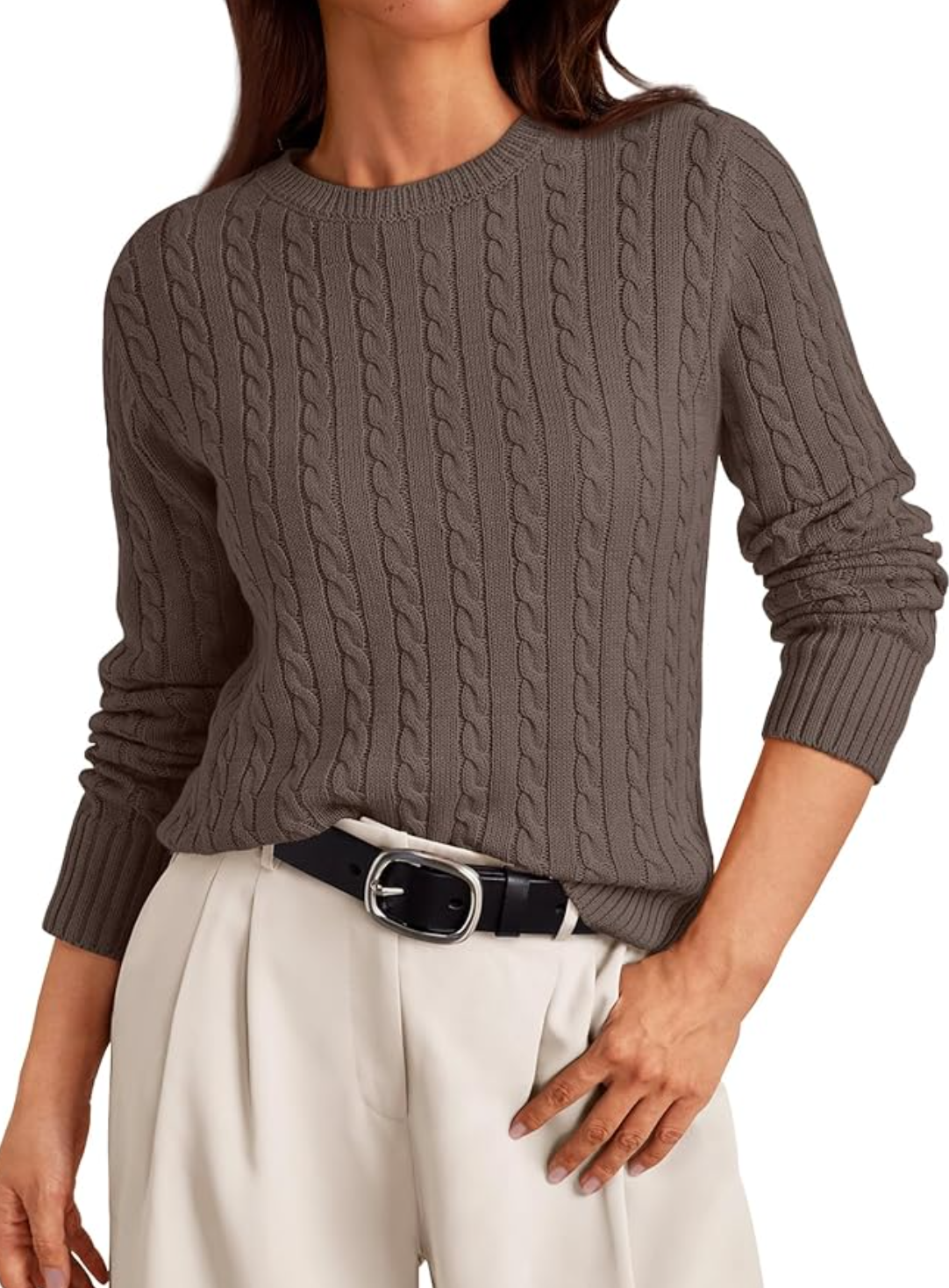 Mock neck knit