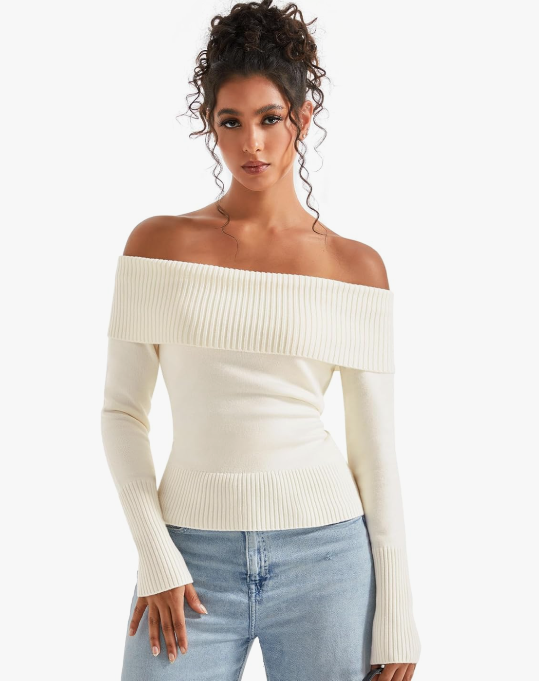 Off Shoulder Sweaters