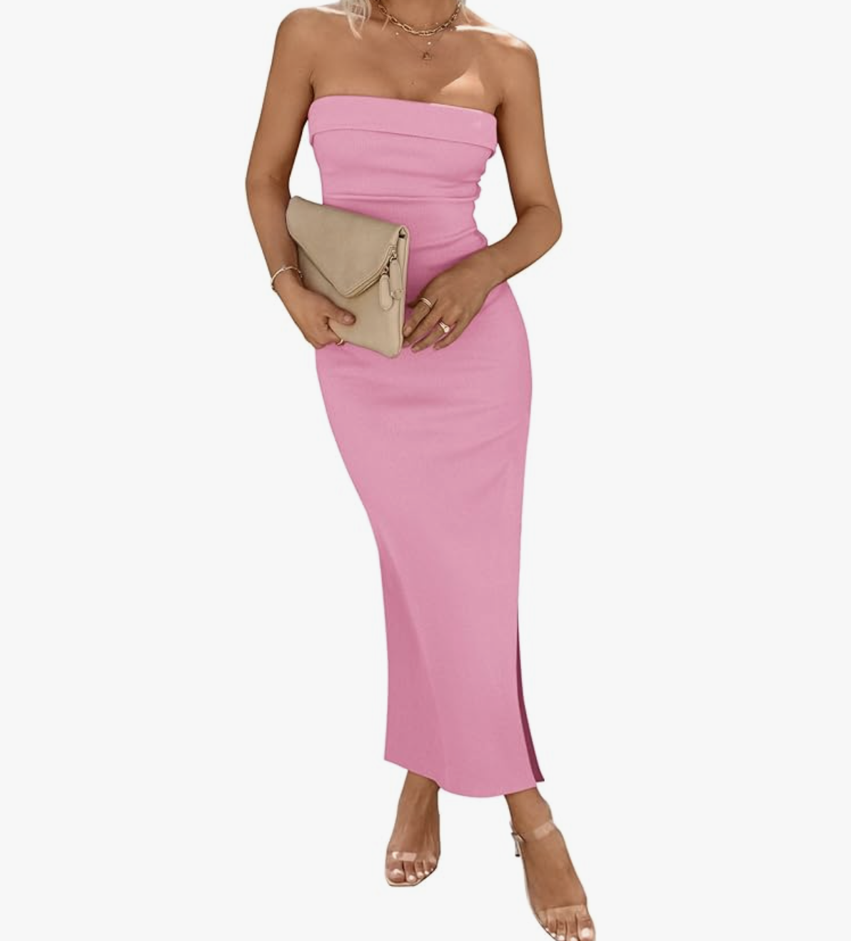 Strapless Side Slit Long Going Out C