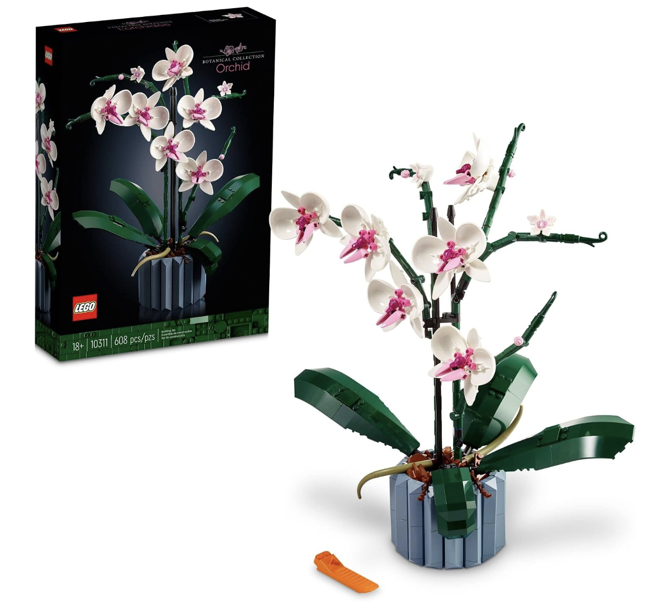 LEGO Botanicals Orchid building set for adults