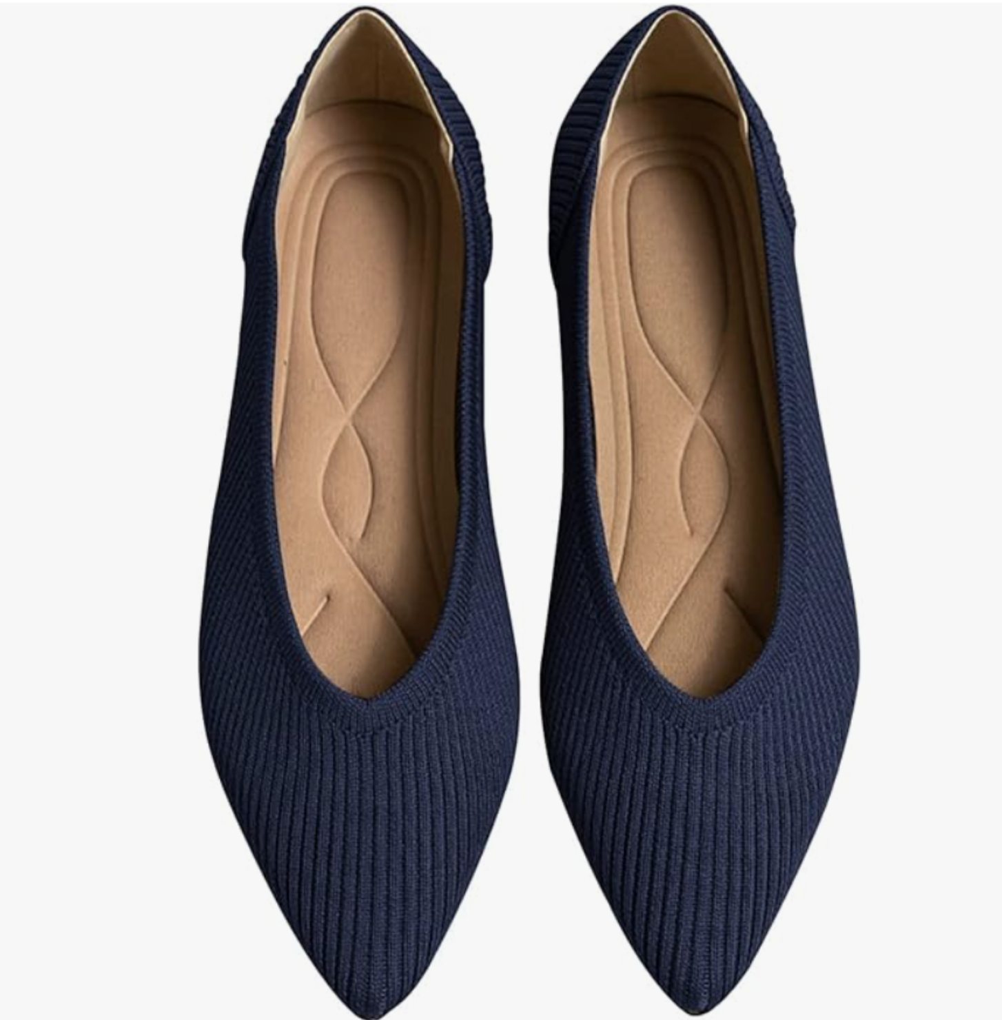 Pointed Toe Knit Ballet