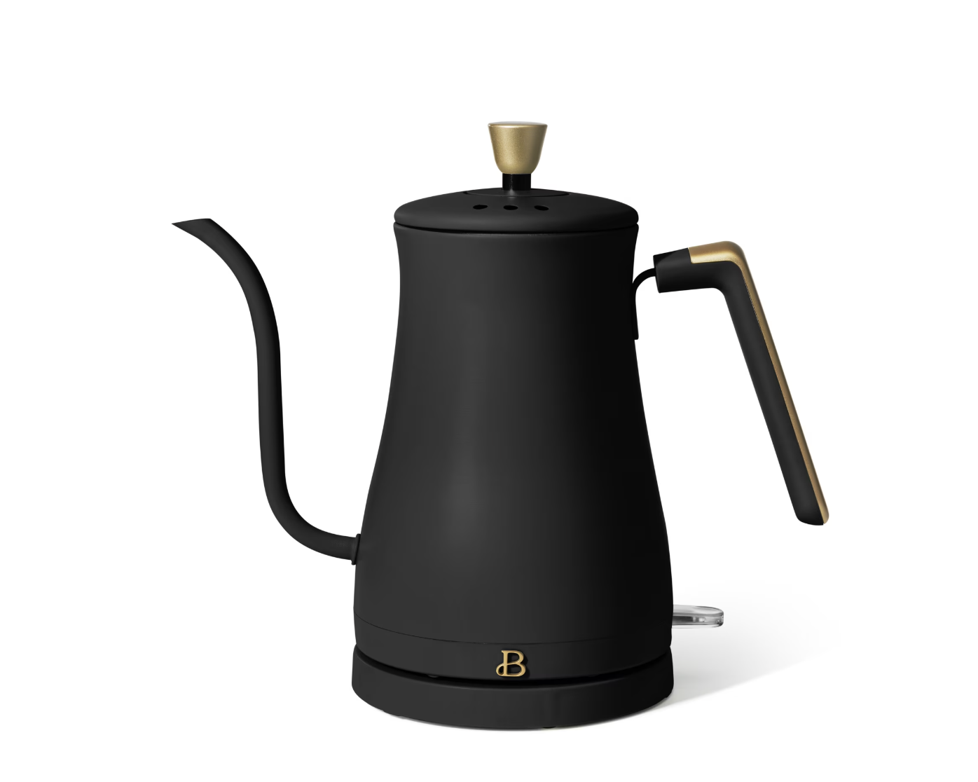 Beautiful by Drew Barrymore one-liter gooseneck electric kettle.