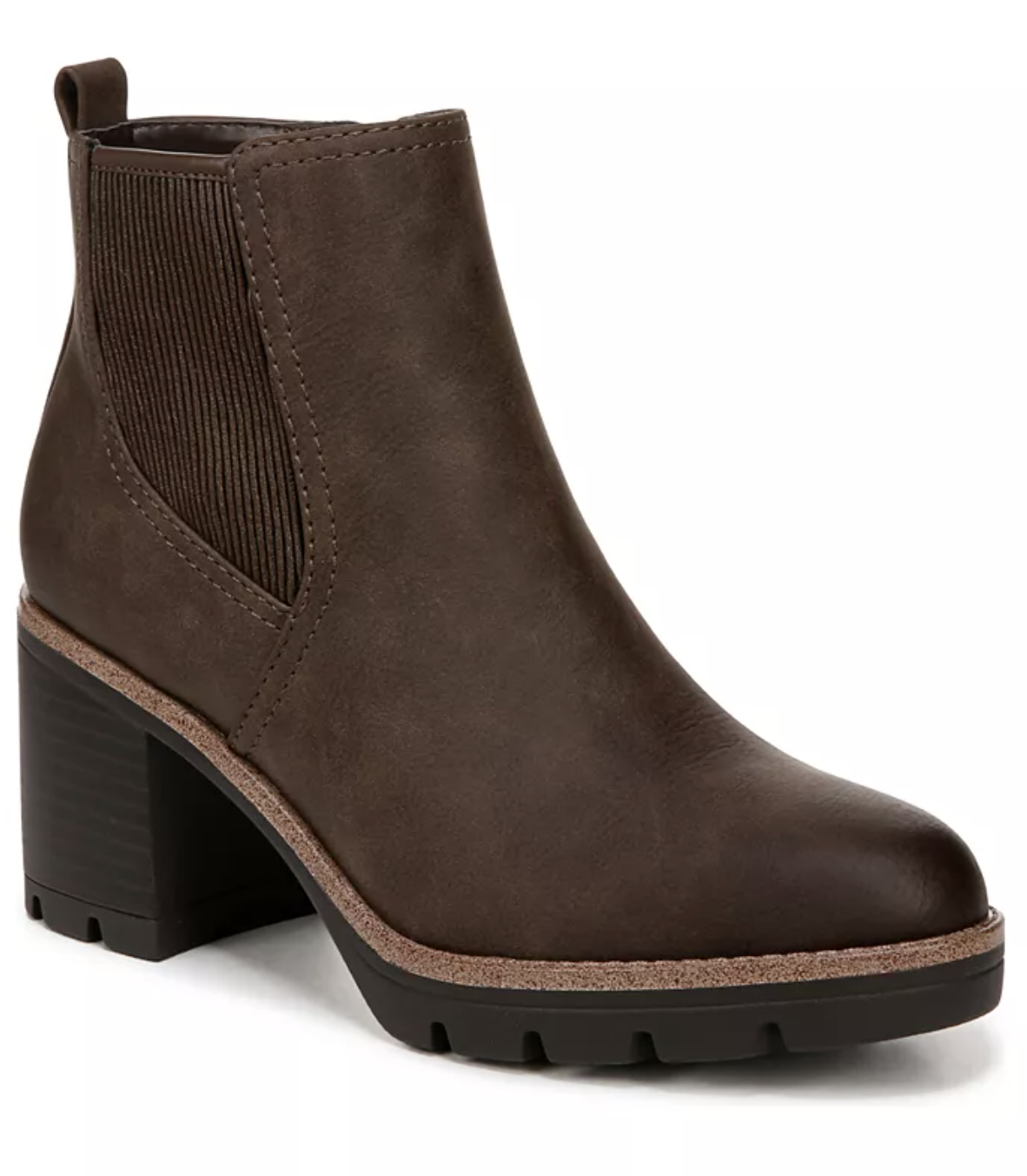  Madalynn Gore Water‑Resistant Lug‑Sole Chelsea Booties