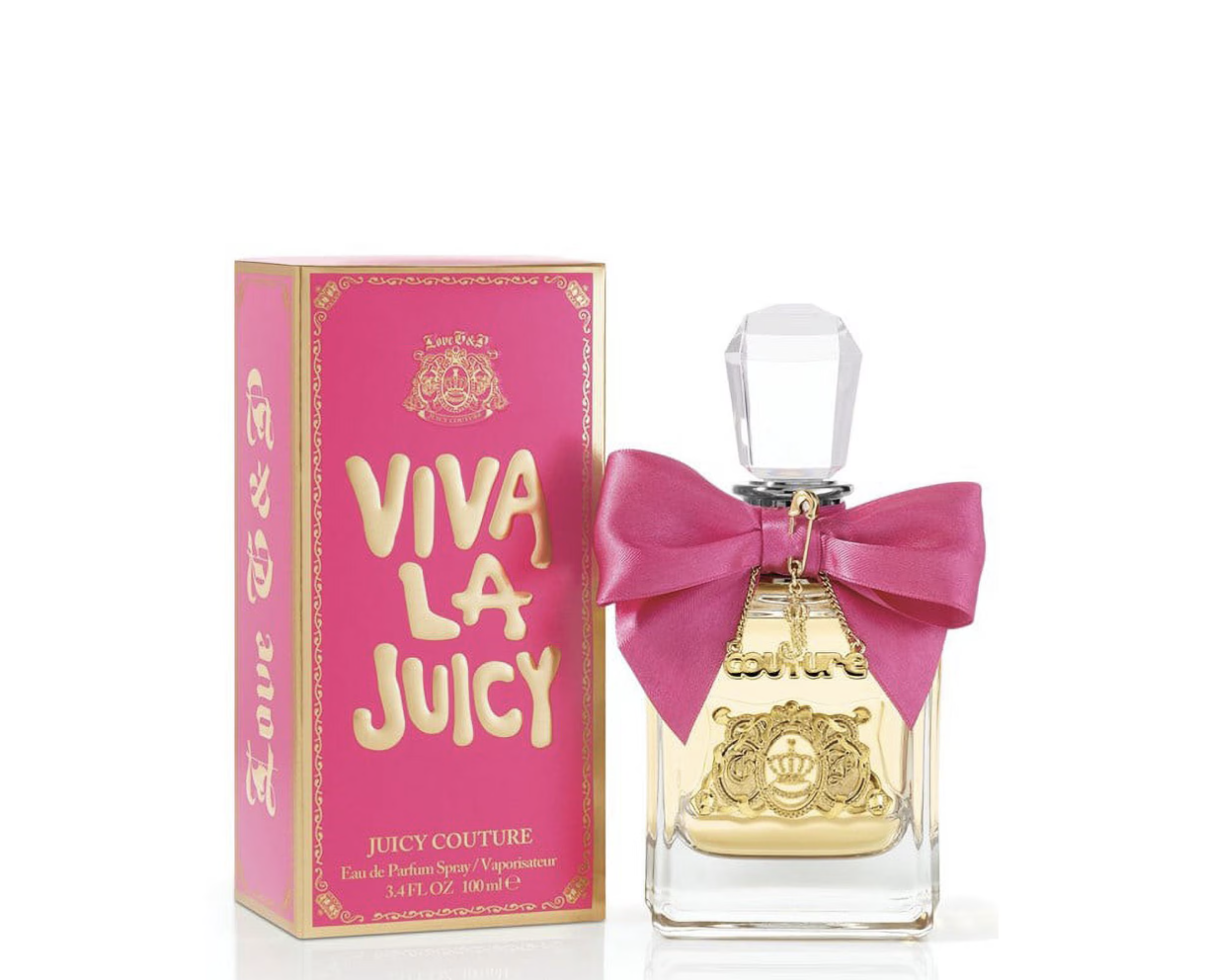 Juicy Couture Viva La Juicy Eau de Parfum bottle with bow cap