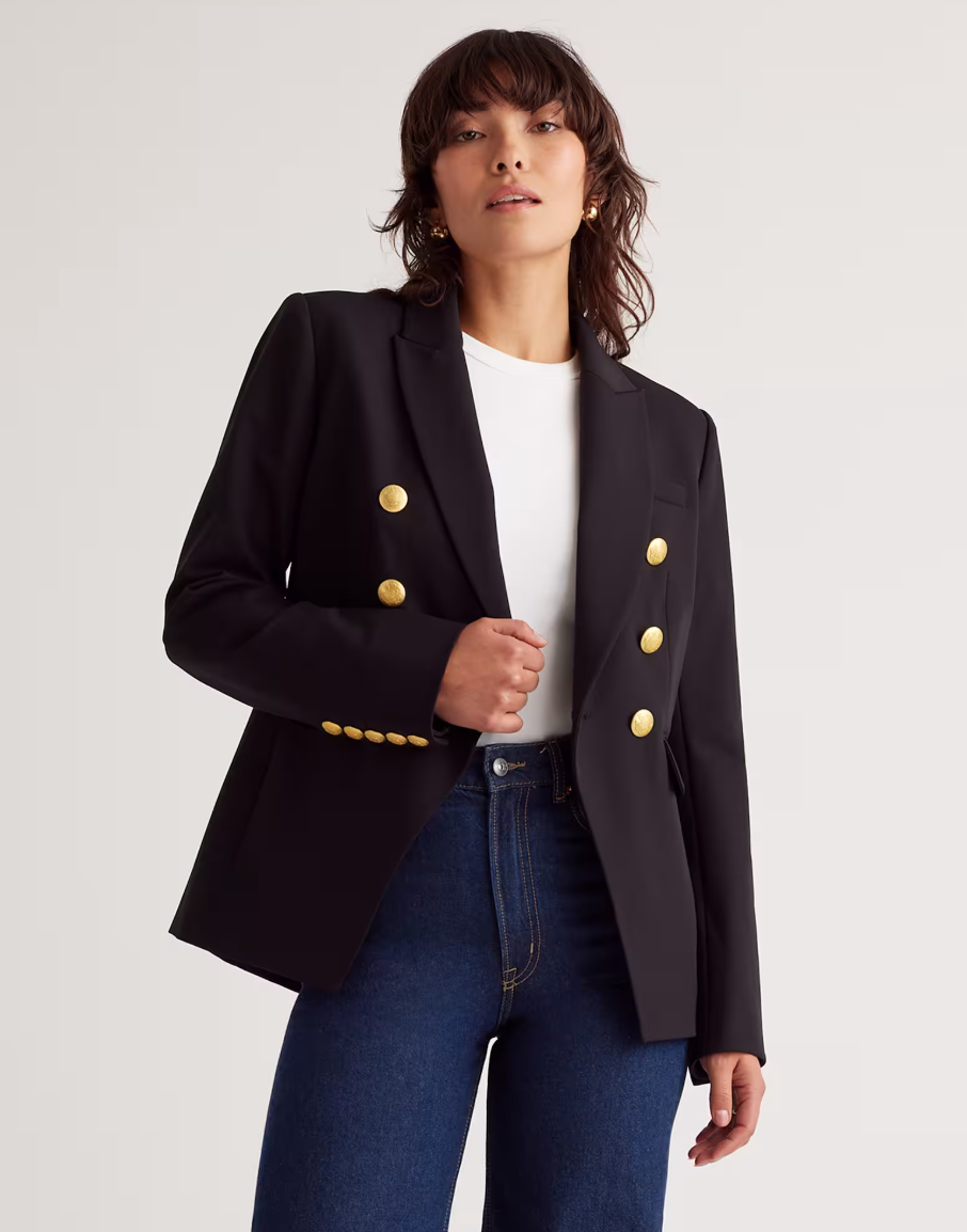 Woman wearing a blazer