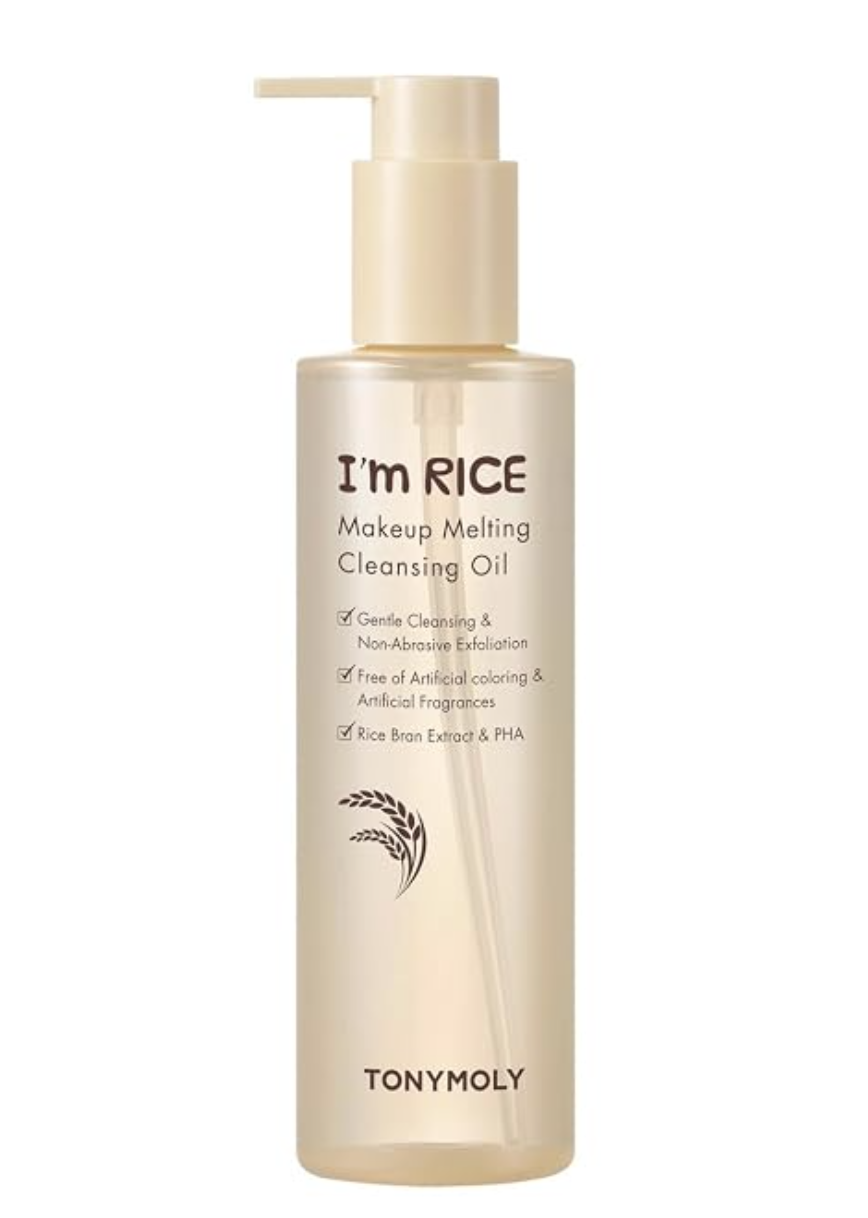 TONYMOLY I'm Rice Makeup Melting Cleansing Oil bottle