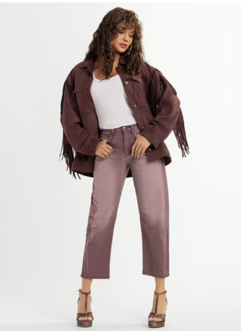 Jessica Simpson Freesia wide-leg jeans.
