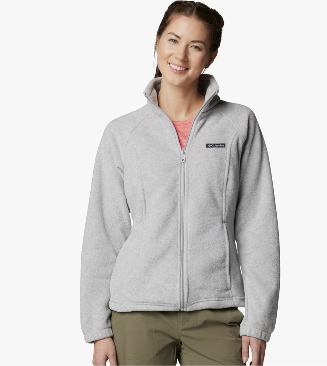 Columbia Benton Springs fleece styled for fall, featured in an Autum Love guide