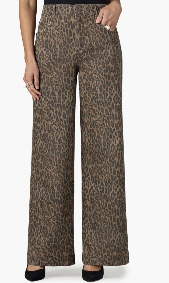 Wit and Wisdom Gracie high-rise wide-leg jeans