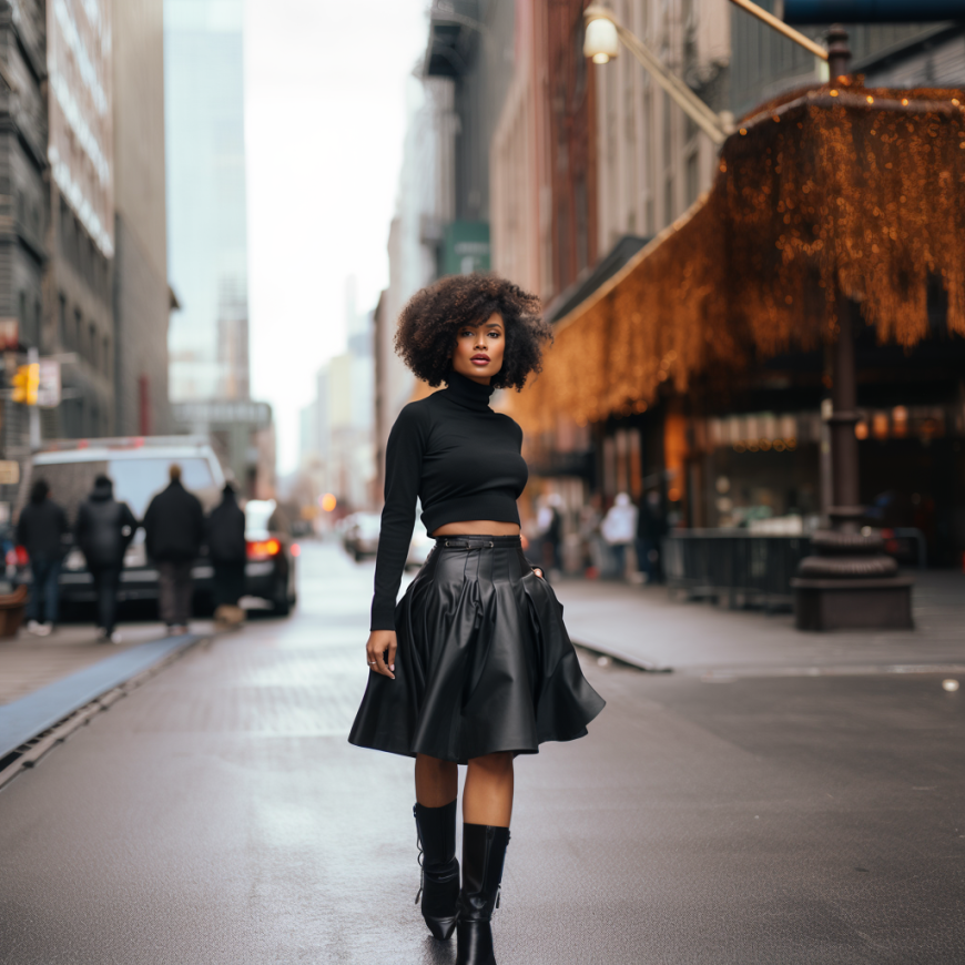 Master the Midi: Styling Midi Skirts with Boots for a Chic Cold