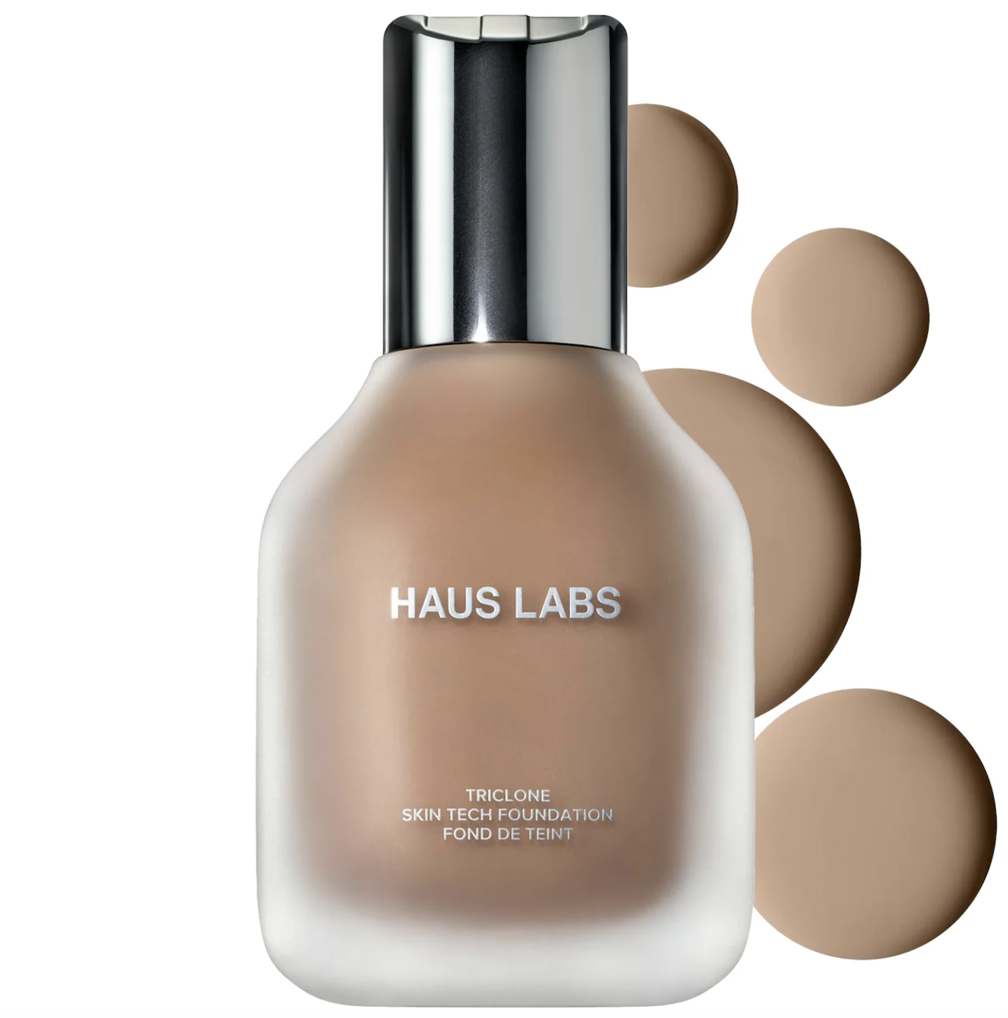 Haus Labs Triclone Skin Tech Foundation bottle with medium buildable coverage.