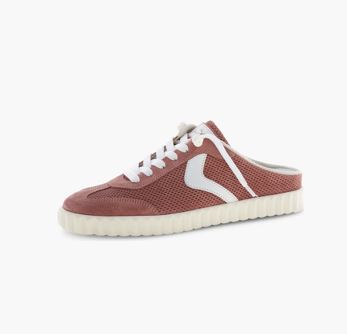 Voile Blanche Ines backless sneaker mule with a textured rubber sole.