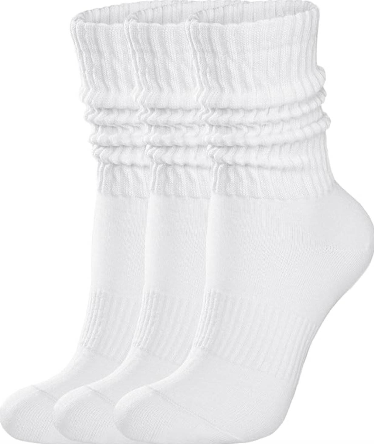 Amazon   Scrunch Crew Socks