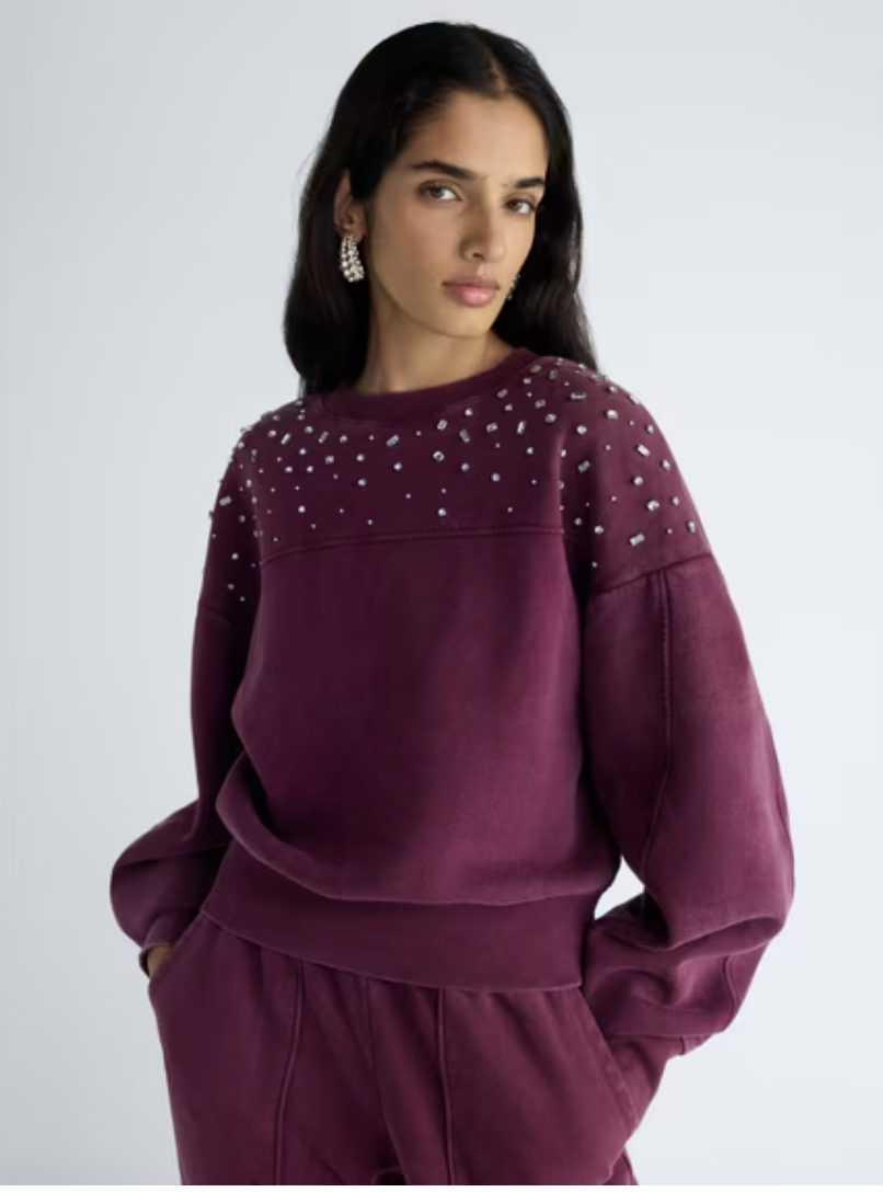 Scoop embellished crewneck sweatshirt from Walmart's October 2026 new arrivals