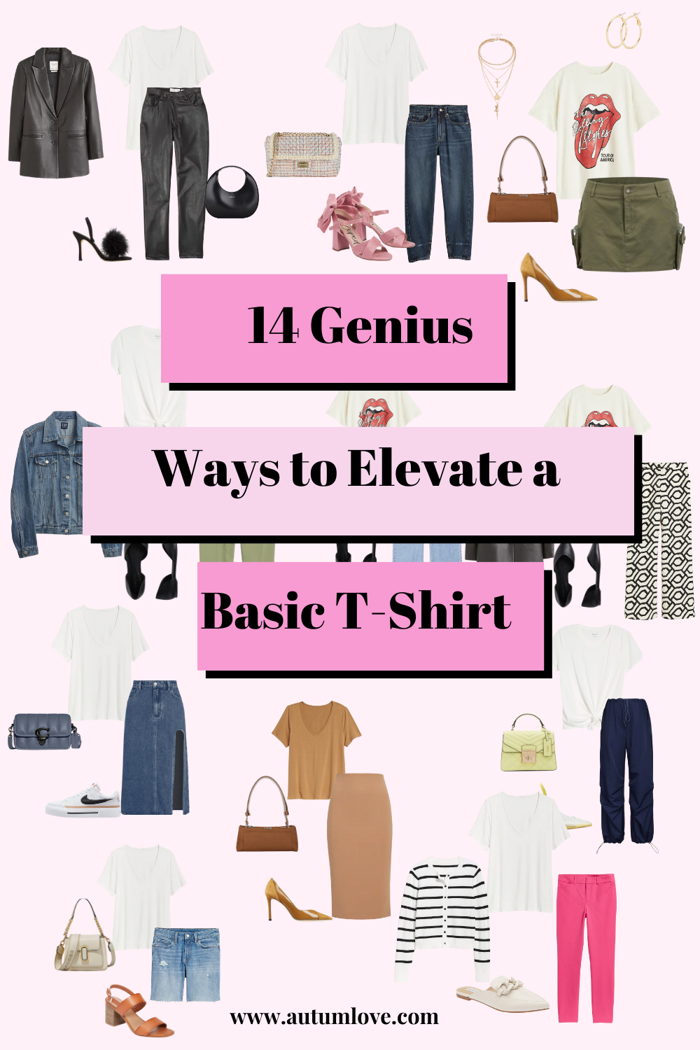 Genius New Ways to Wear a Basic T-Shirt