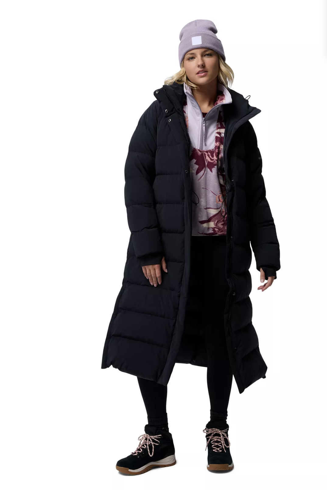 Columbia Amaze long hooded puffer jacket for women